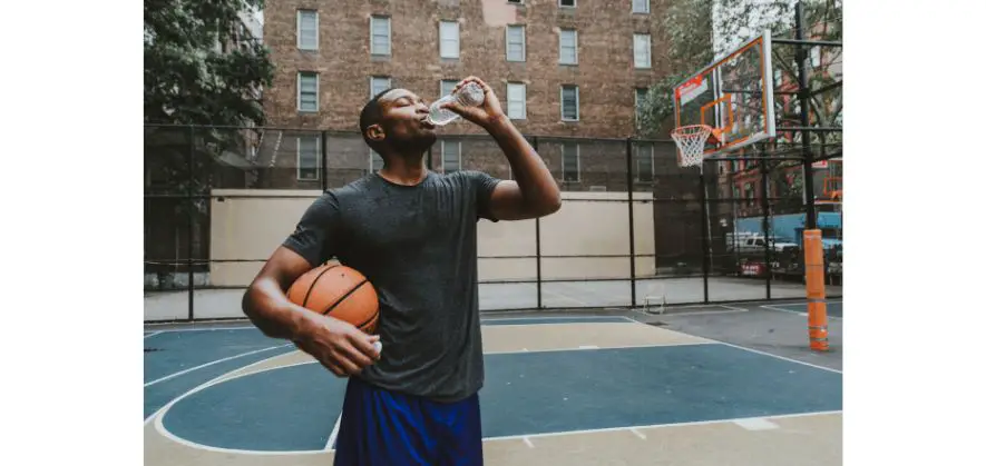 tips on playing basketball outside - stay hydrated