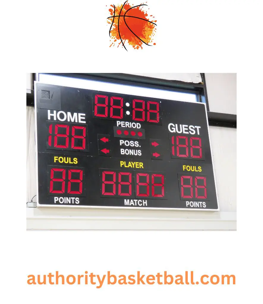 why NBA players look up - to check the scoreboard